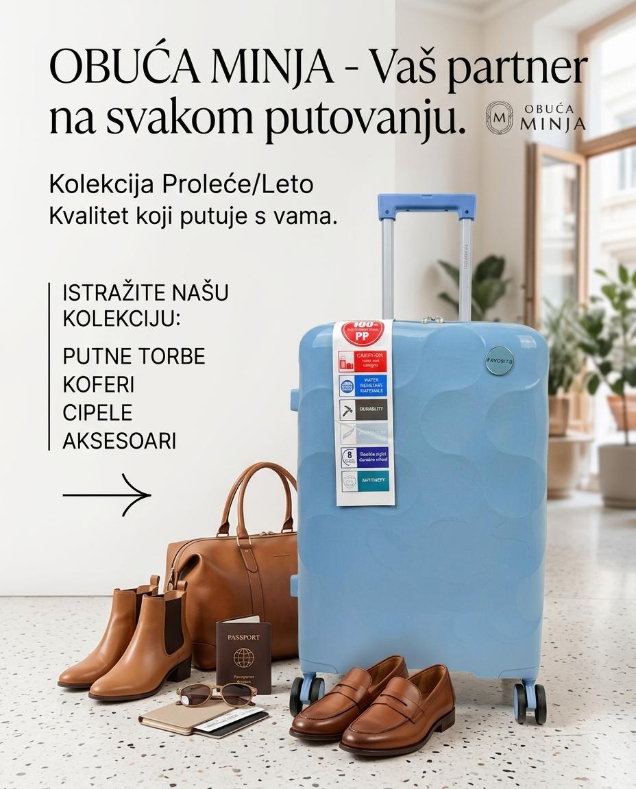 Kofer za putovanja 28 KF112608-SKY
